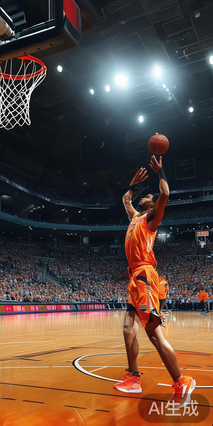 在激烈的篮球赛场上，得分能力始终是衡量一名球员实力